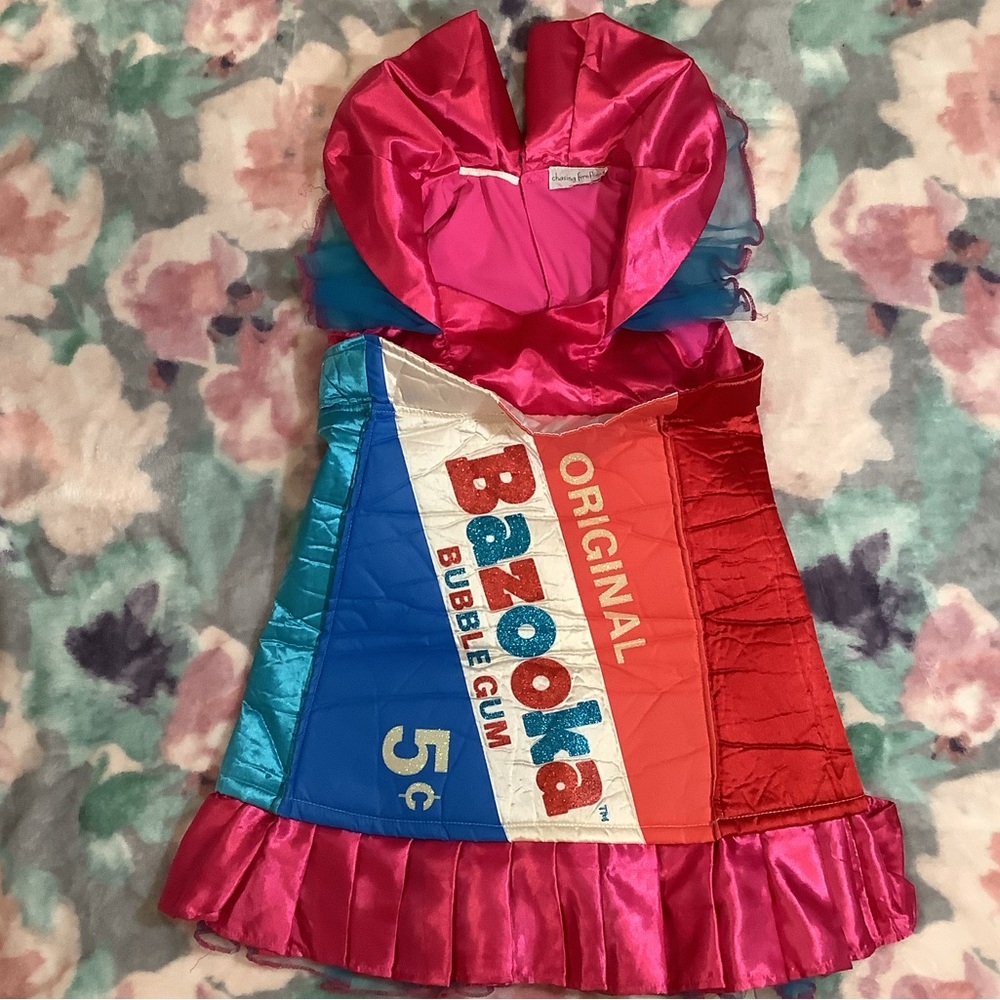 🍭🍬🫐Bazooka bubblegum Halloween costume💙🩷❤️